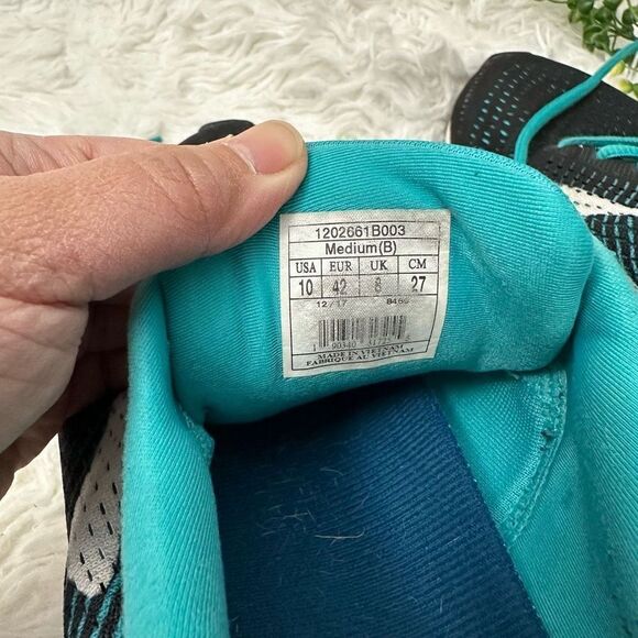 Brooks Launch 5 Running Athletic Shoes Sneakers Size 10 B Black Teal‎ - Picture 8 of 9